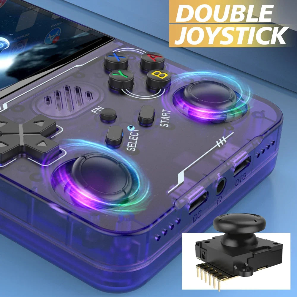 BOYHOM R36XX Retro Handheld Console Open-Source Linux System bult-in wifi Game Consoles 3.5inch IPS Screen Portable Video Player