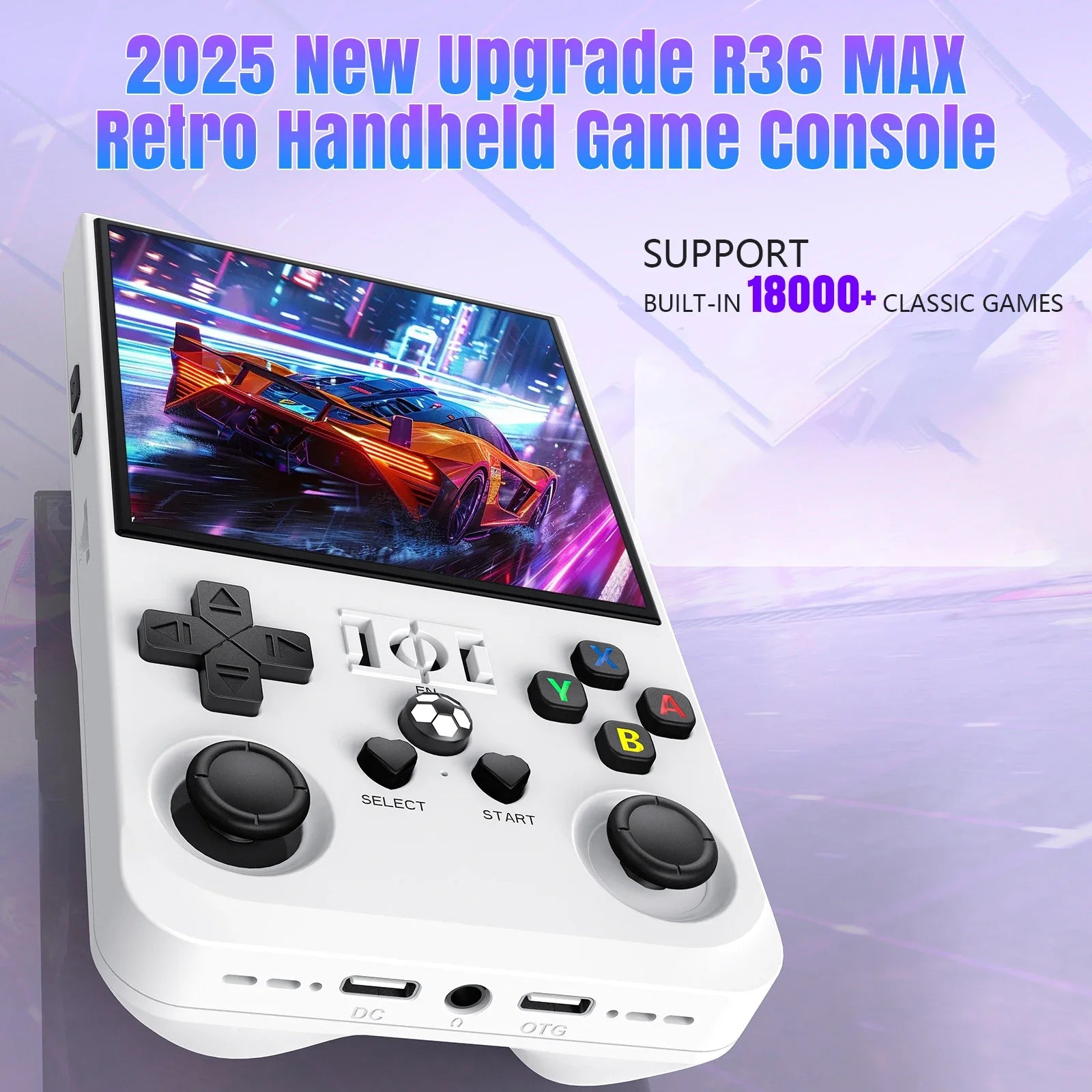 AISLPC R36Max Retro Handheld Game Console 4.0 Inch 64G/18000+ Games ship from US